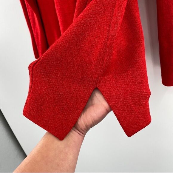 ST. JOHN Red Knit Sweater - Picture 6 of 16